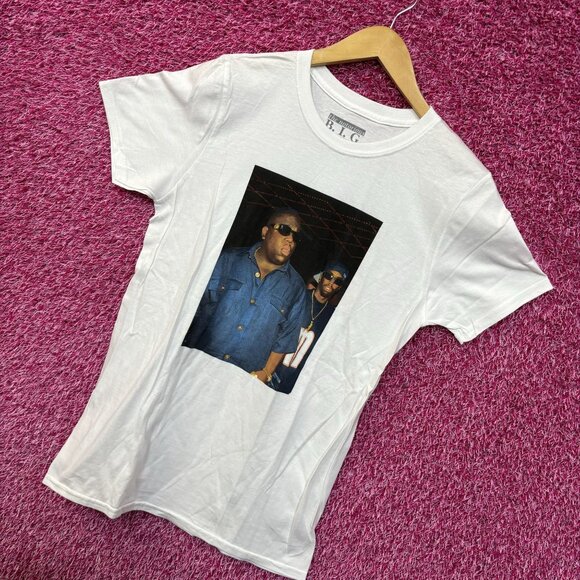 The Notorious BIG Bad Boy Club Party Poster Hip Hop Tee small - Picture 3 of 4